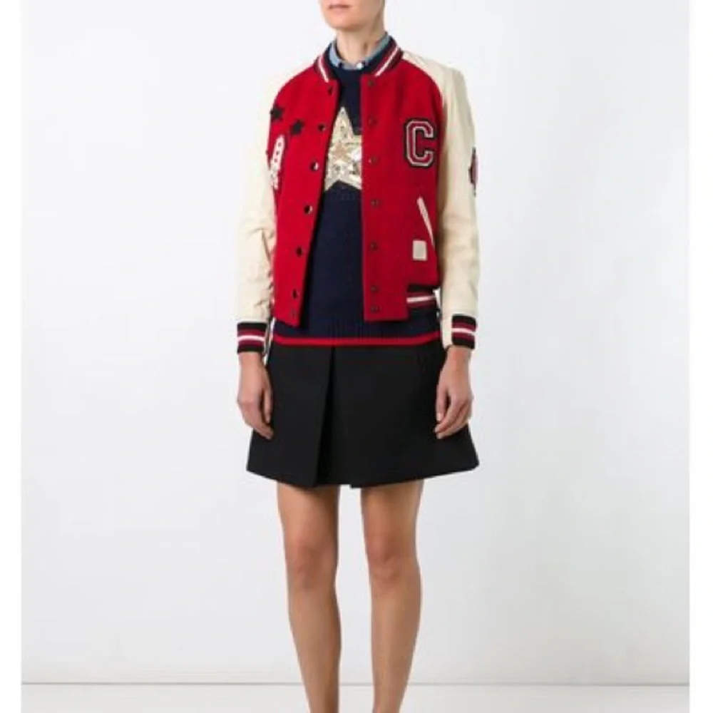 Coach Wool Leather Varsity Jacket RARE! - Picture 3 of 13